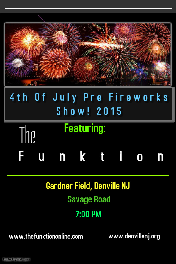 The Funktion Band Denville Fireworks
