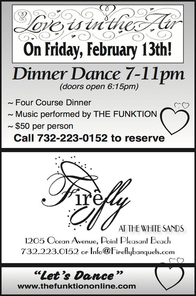 Take Her Dancing This Year! Valentines Dinner Dance with The Funktion Band